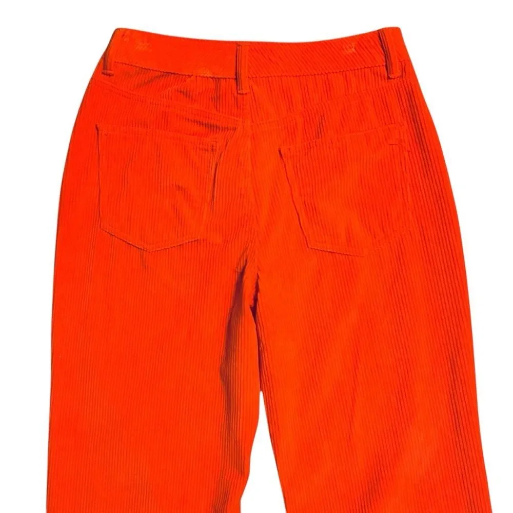 CABANA CROWN & IVY NWT Straight Leg Corduroy Pants *Red Spade 4